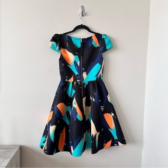 ANTHROPOLOGIE Fit-and-Flair Pinion Dress by Moulinette Soeurs (Size:0) - Picture 3 of 11